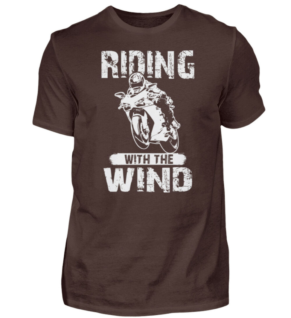 Biker Shirts - Riding with the Wind - Herren Shirt-1074