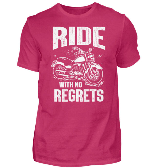 Biker Shirts - Ride with no regrets - Herren Shirt-1216