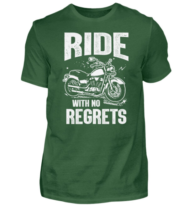 Biker Shirts - Ride with no regrets - Herren Shirt-833