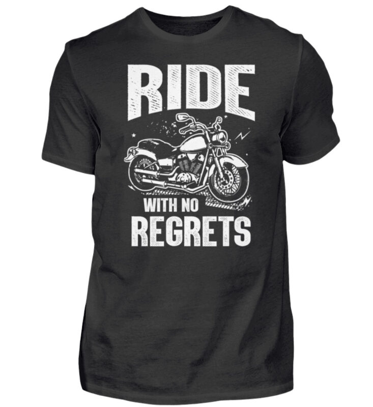 Biker Shirts – Ride with no regrets  – Herren Shirt