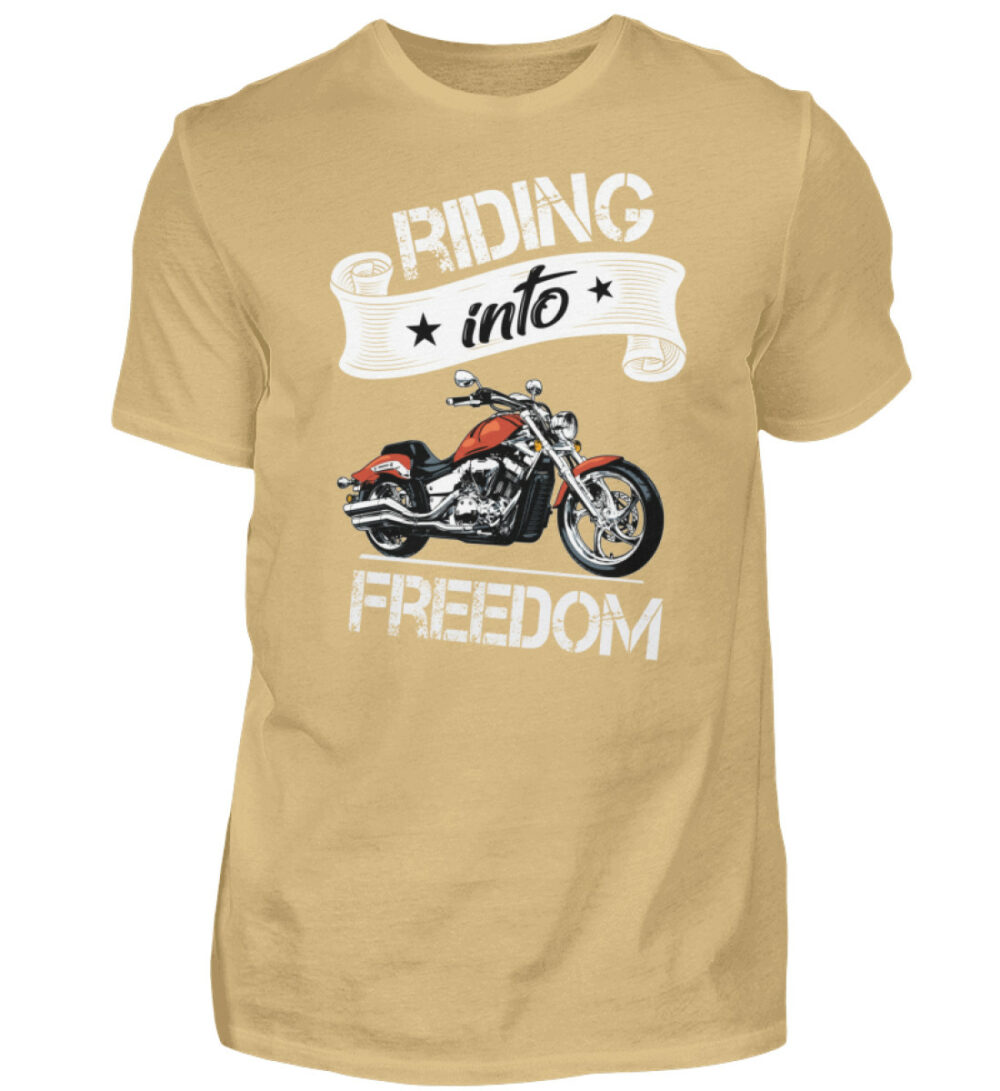 Biker Shirts - Riding into Freedom - Herren Shirt-224