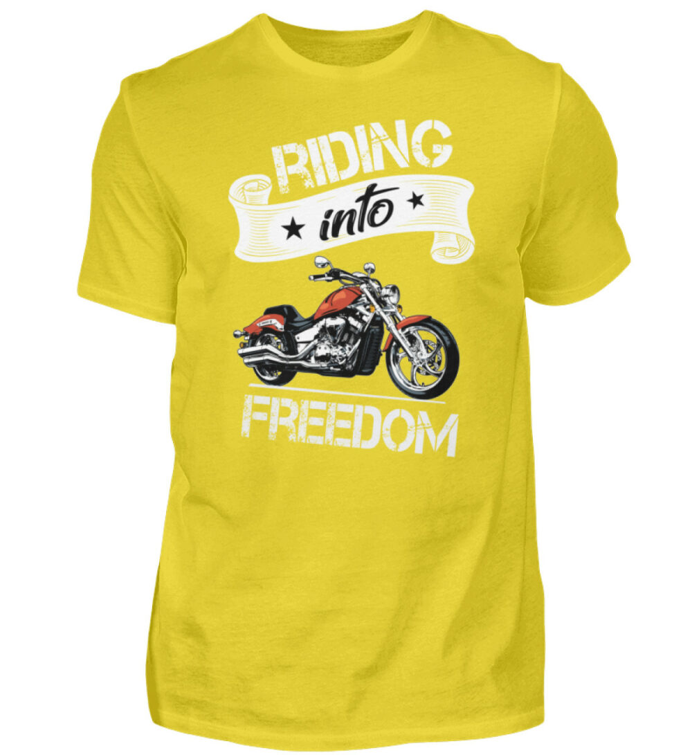 Biker Shirts - Riding into Freedom - Herren Shirt-1102
