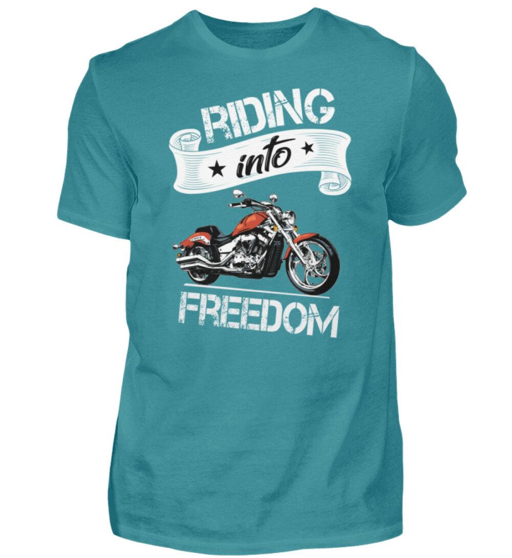 Biker Shirts - Riding into Freedom - Herren Shirt-1096