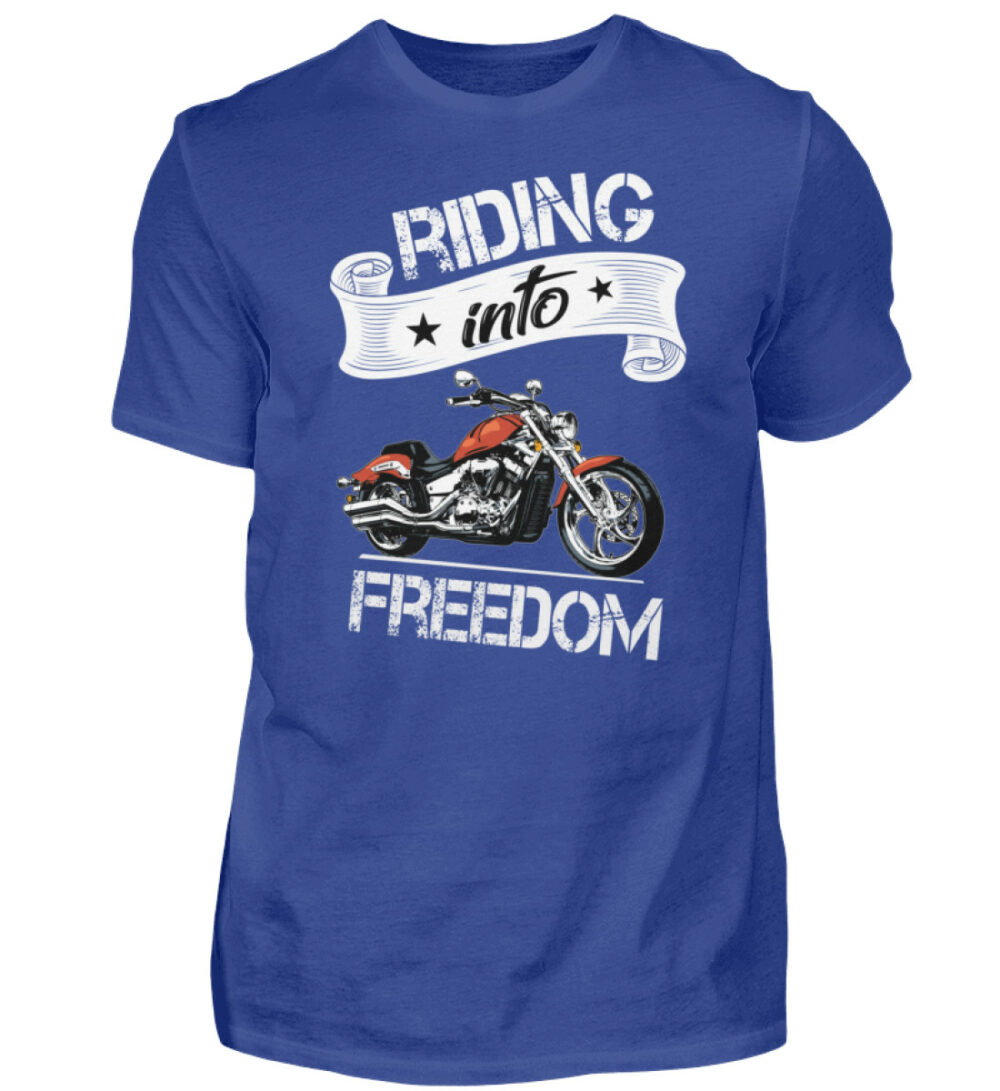 Biker Shirts - Riding into Freedom - Herren Shirt-668