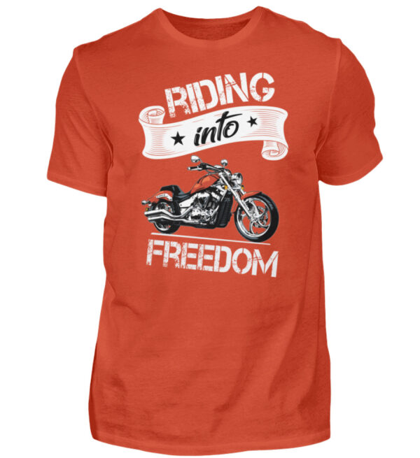 Biker Shirts - Riding into Freedom - Herren Shirt-1236