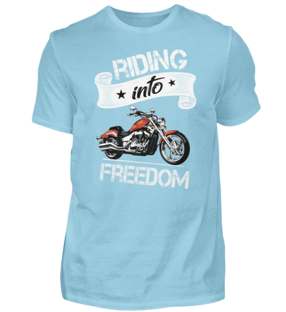 Biker Shirts - Riding into Freedom - Herren Shirt-674