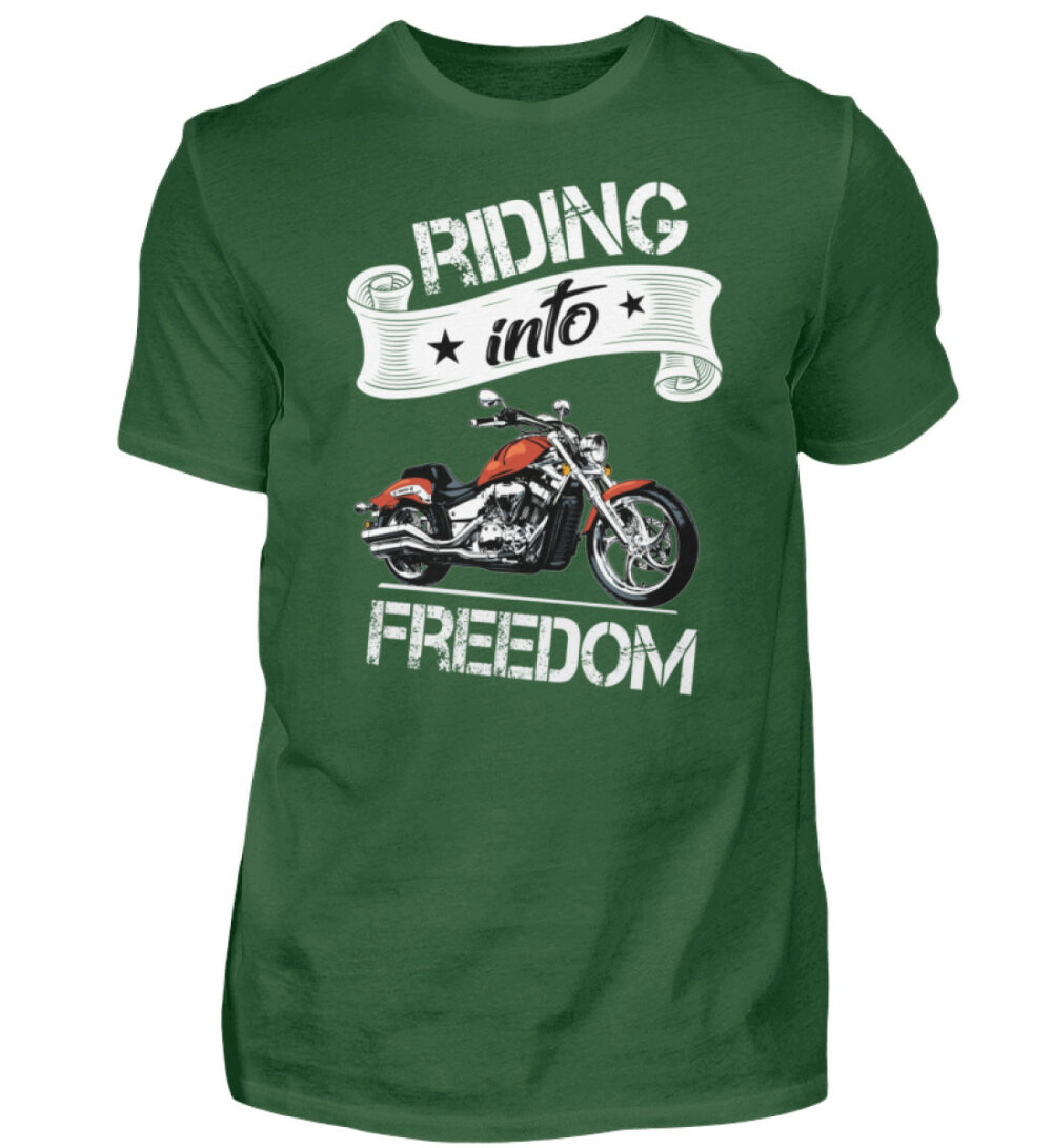 Biker Shirts - Riding into Freedom - Herren Shirt-833