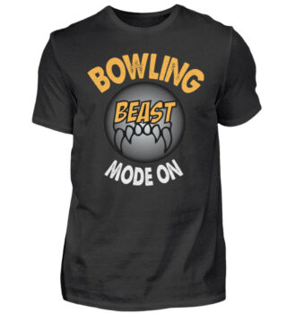 Bowling Beast Mode On - Herren Shirt-16