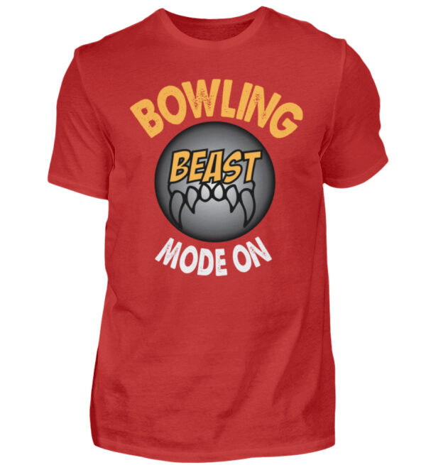 Bowling Beast Mode On - Herren Shirt-4
