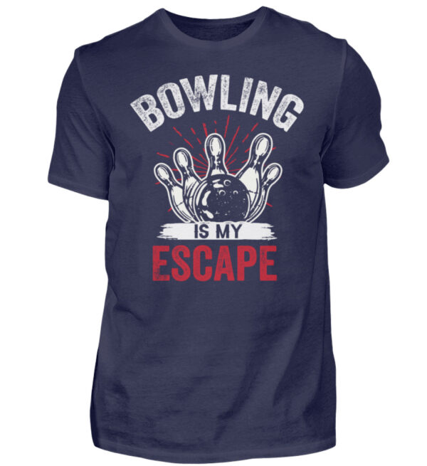 Bowling is my escape - Herren Shirt-198