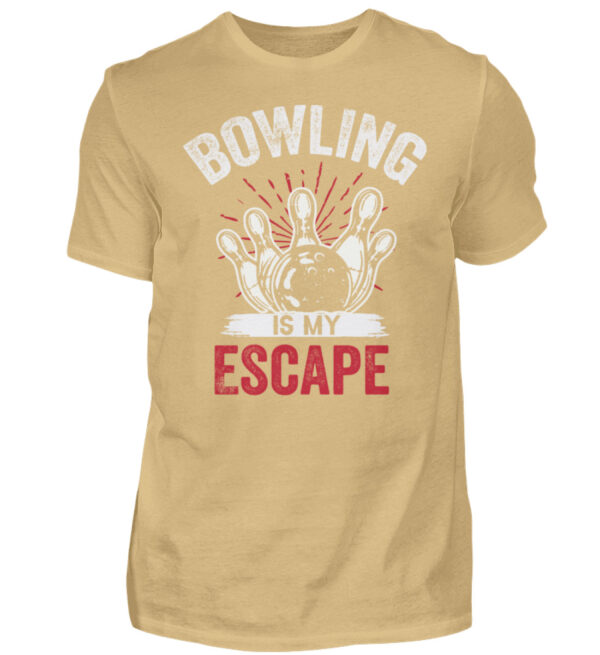 Bowling is my escape - Herren Shirt-224