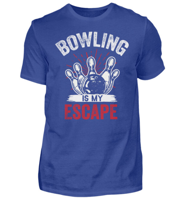 Bowling is my escape - Herren Shirt-668