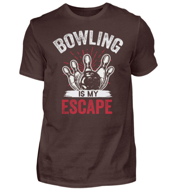 Bowling is my escape - Herren Shirt-1074