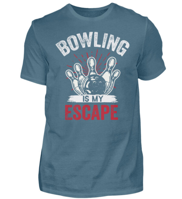 Bowling is my escape - Herren Shirt-1230