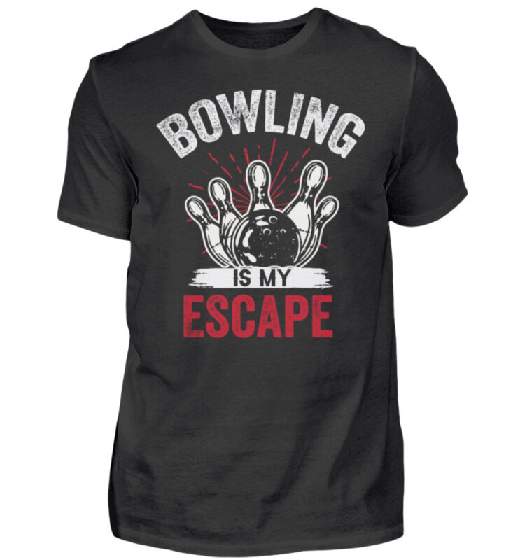 Bowling is my escape  – Herren Shirt