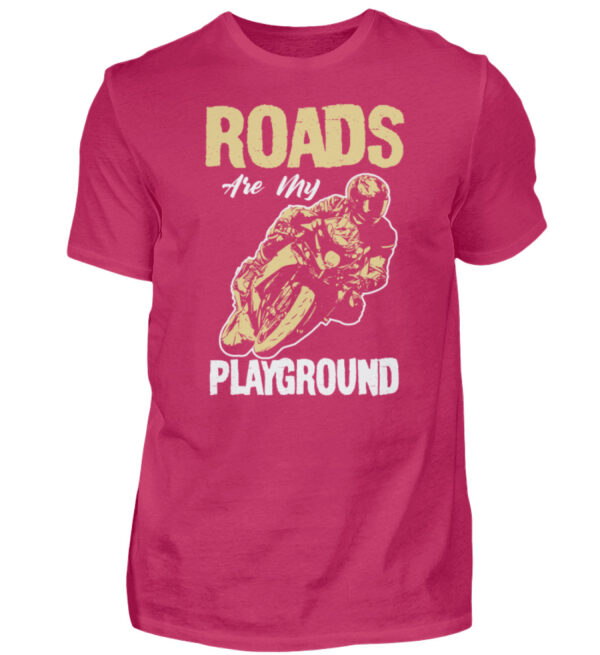 Biker Shirts - Roads are my Playground - Herren Shirt-1216