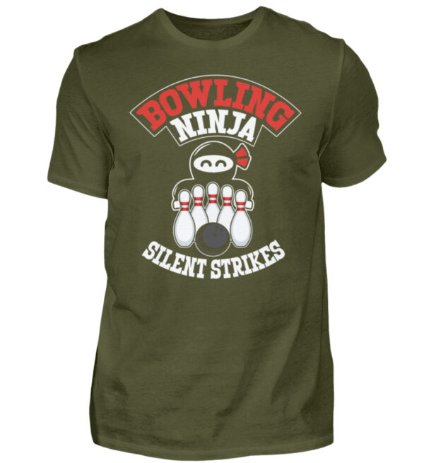 Bowling Ninja Silent Strikes - Herren Shirt-1109