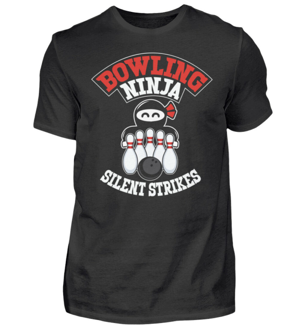Bowling Ninja Silent Strikes - Herren Shirt-16