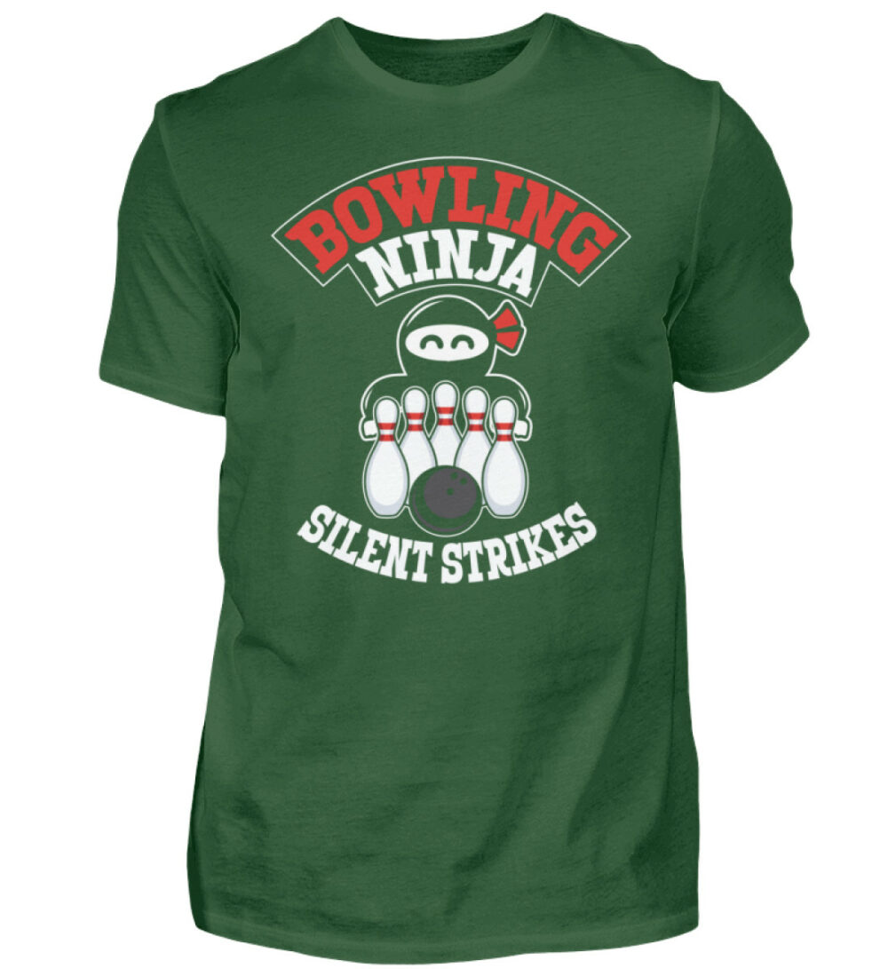 Bowling Ninja Silent Strikes - Herren Shirt-833