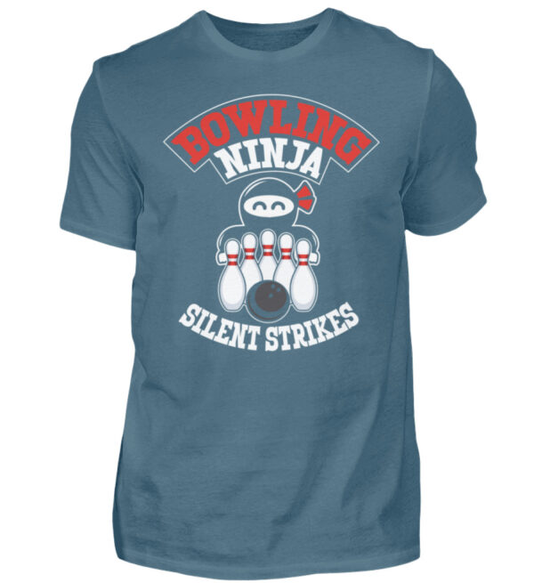 Bowling Ninja Silent Strikes - Herren Shirt-1230