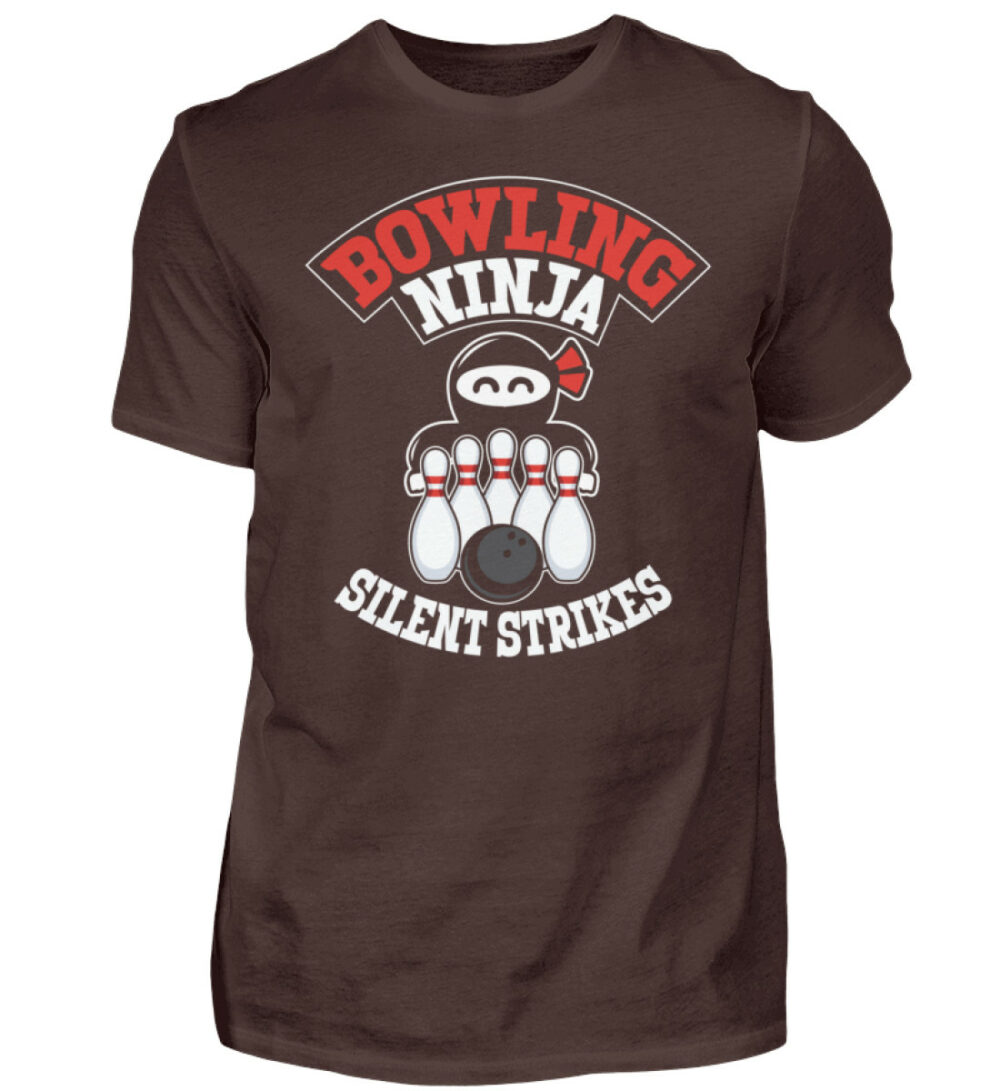 Bowling Ninja Silent Strikes - Herren Shirt-1074