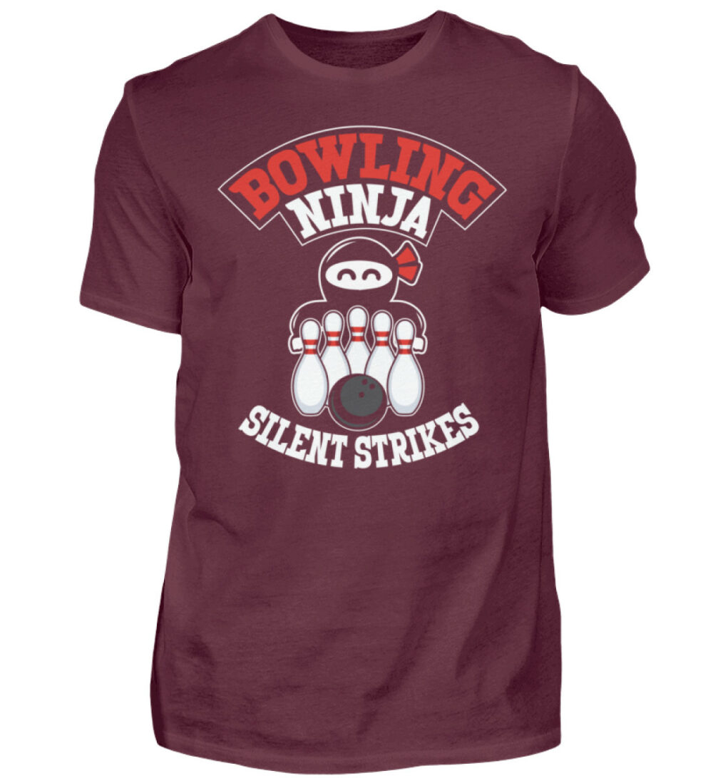 Bowling Ninja Silent Strikes - Herren Shirt-839
