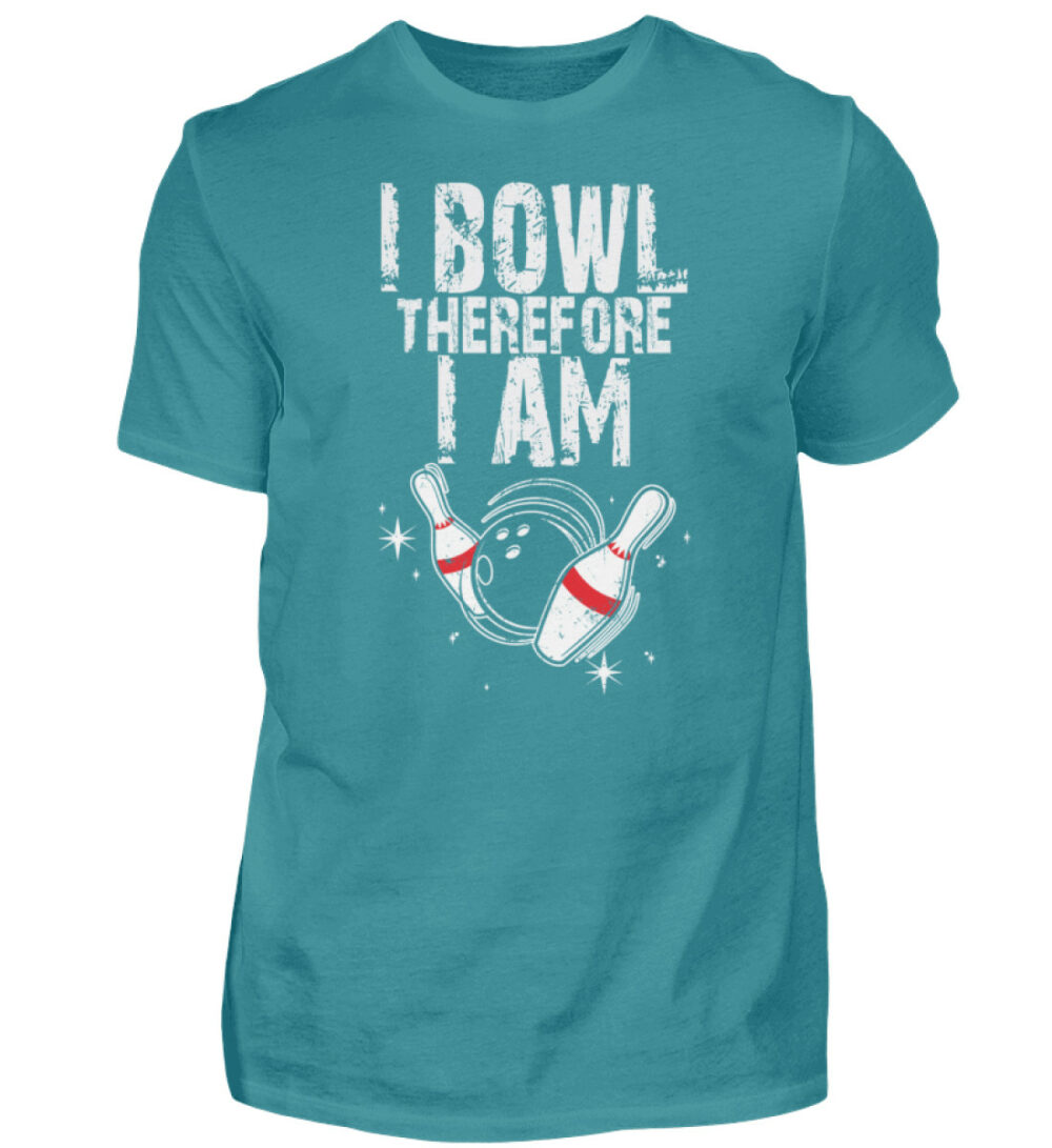 I Bowl therefore I am - Herren Shirt-1096