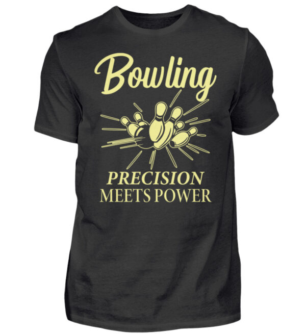Bowling Precision meets Power - Herren Shirt-16