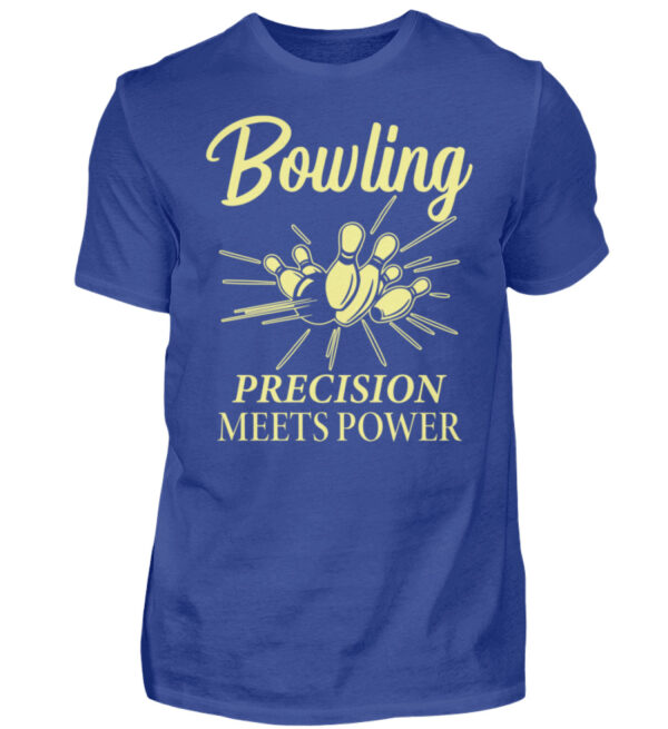 Bowling Precision meets Power - Herren Shirt-668
