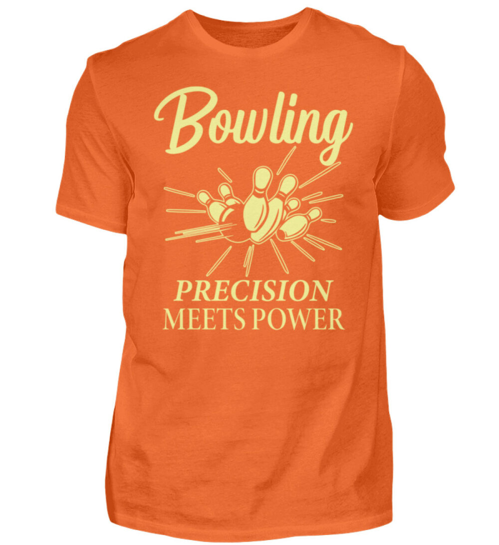 Bowling Precision meets Power - Herren Shirt-1692
