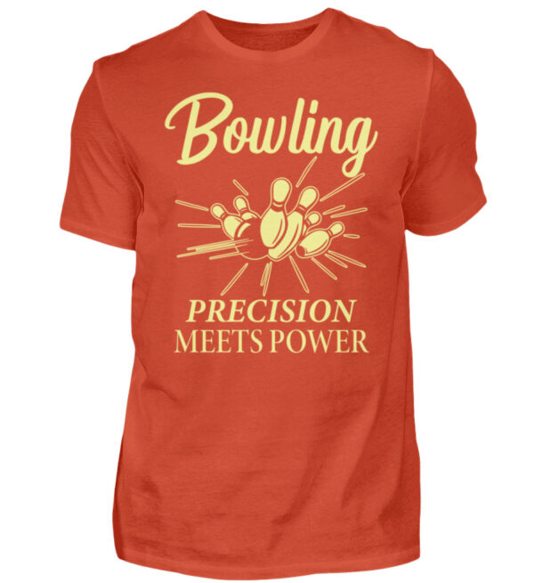 Bowling Precision meets Power - Herren Shirt-1236