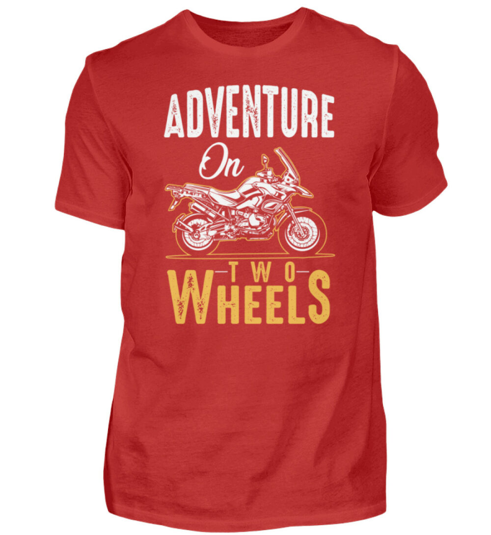 Biker Shirts - Adventure on two Wheels - Herren Shirt-4