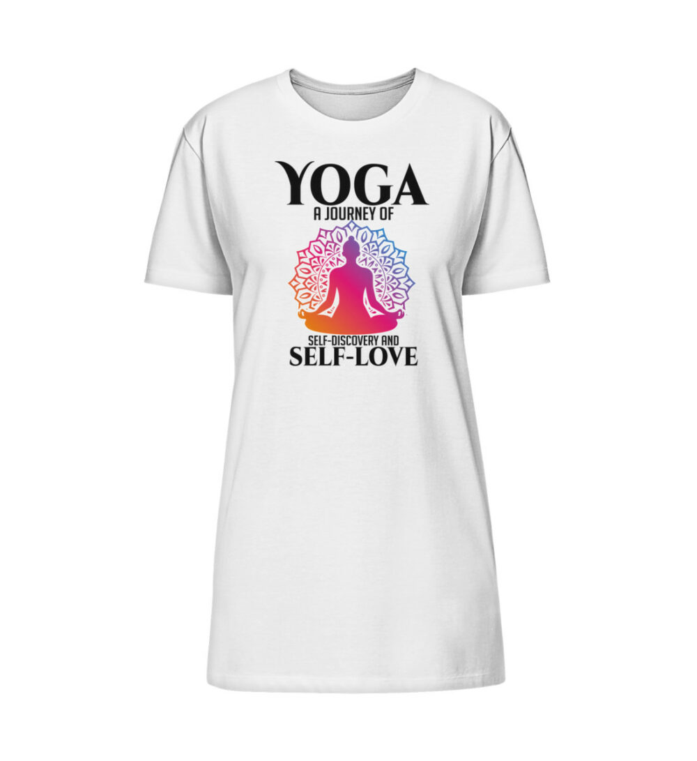 Yoga a journey of self-discovery and self-love - Stella Spinner T-Shirt Kleid ST/ST-3