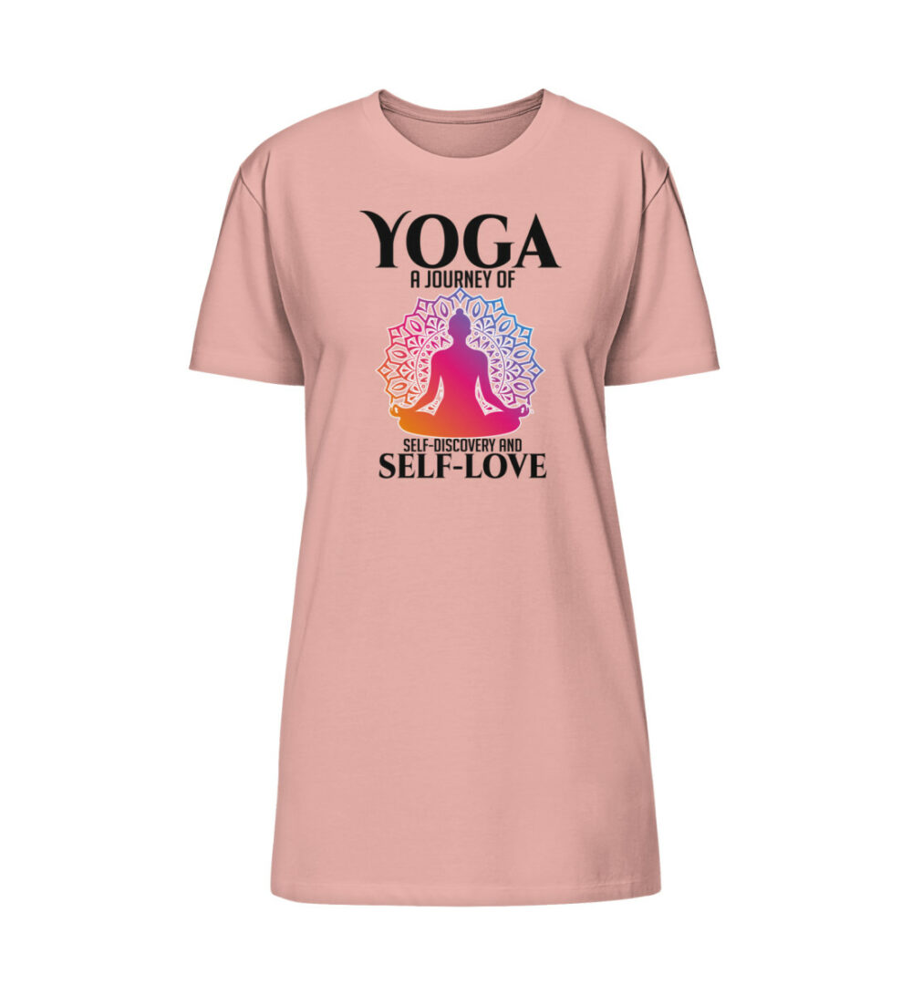 Yoga a journey of self-discovery and self-love - Stella Spinner T-Shirt Kleid ST/ST-6934
