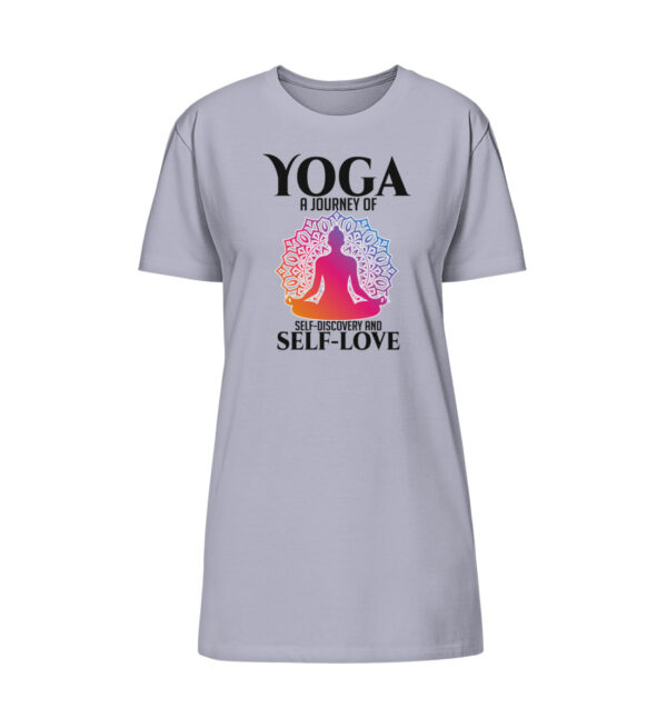 Yoga a journey of self-discovery and self-love - Stella Spinner T-Shirt Kleid ST/ST-7092