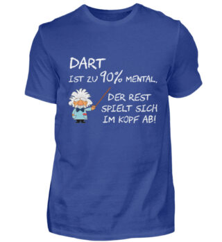 Mental-Dart Royal Blue - Herren Shirt-668