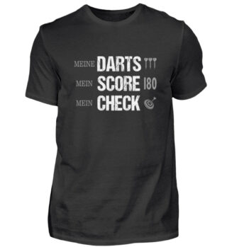 Meine Darts - BlackEdition - Herren Shirt-16