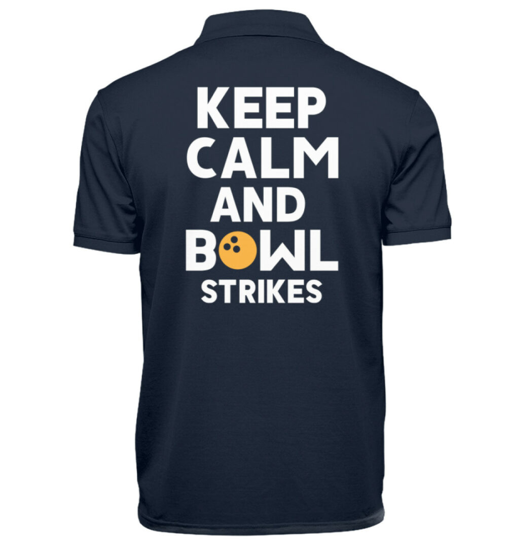 Keep calm and bowl strikes - Polo Shirt-774