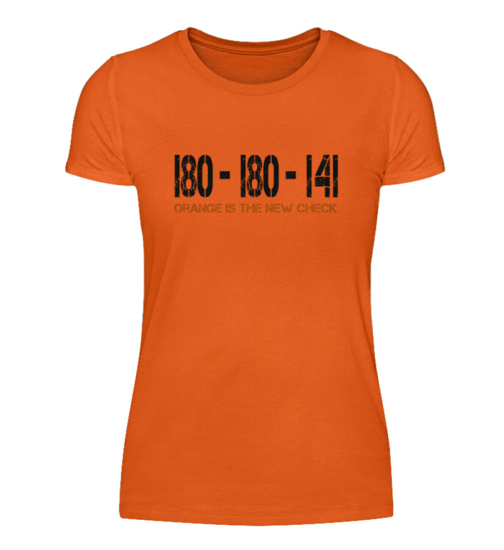 Orange is the new Check - Damenshirt-1692