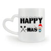 Happy DartMas - Herzhenkel Tasse-3