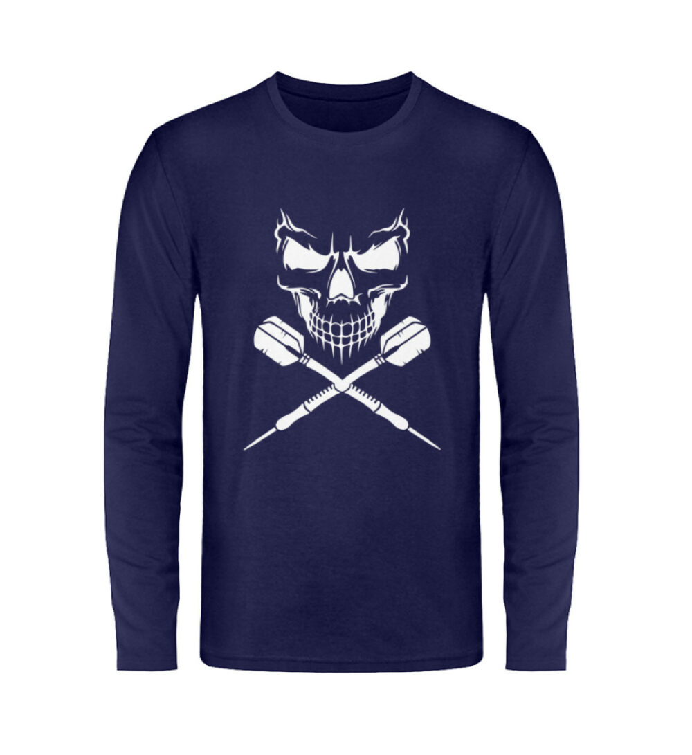 Skull Cross Darts - Unisex Langarmshirt-6964