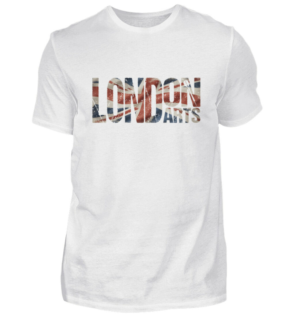 London Darts White - Herren Shirt-3
