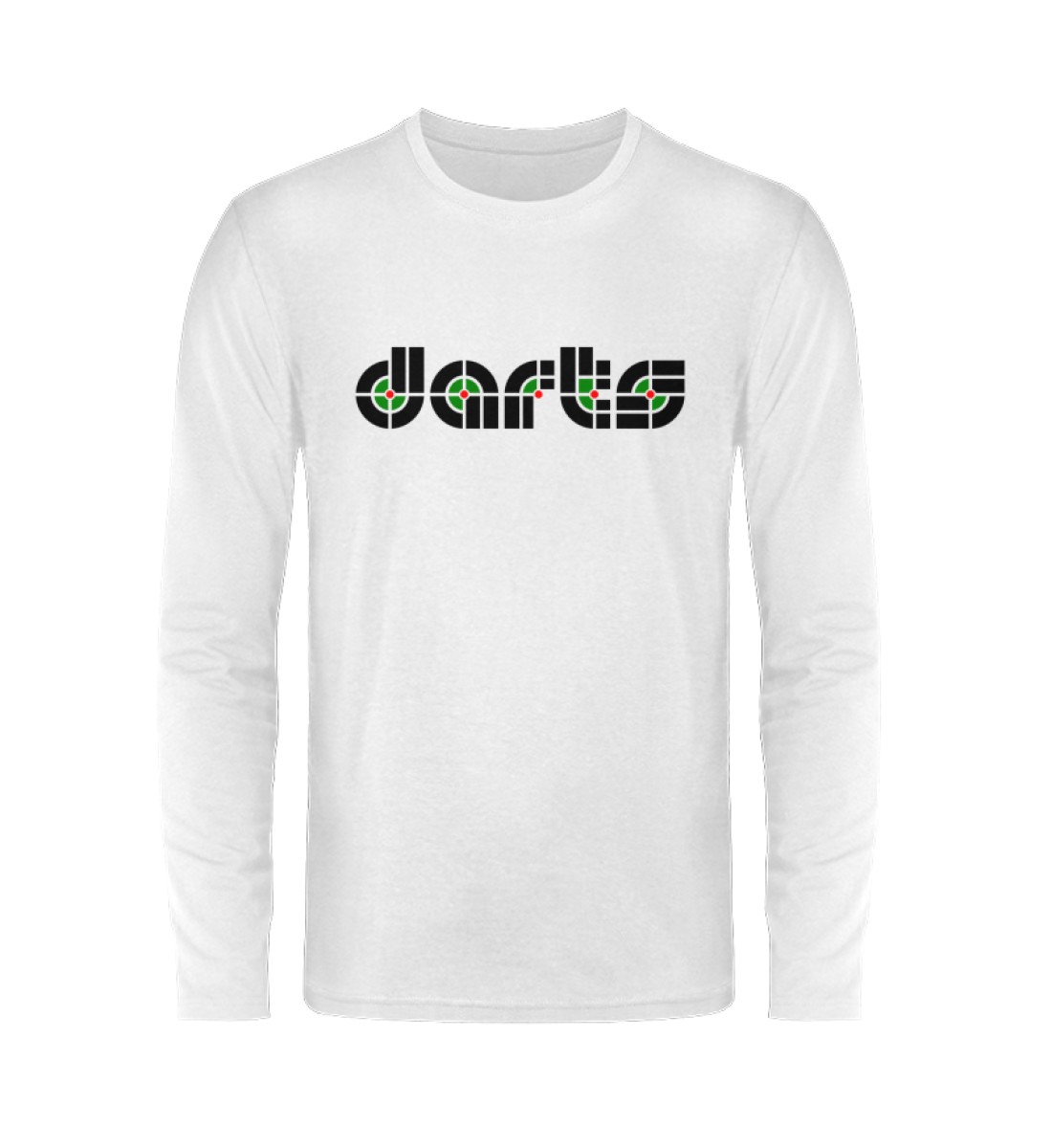 Retro Darts Colored - Unisex Langarmshirt-3