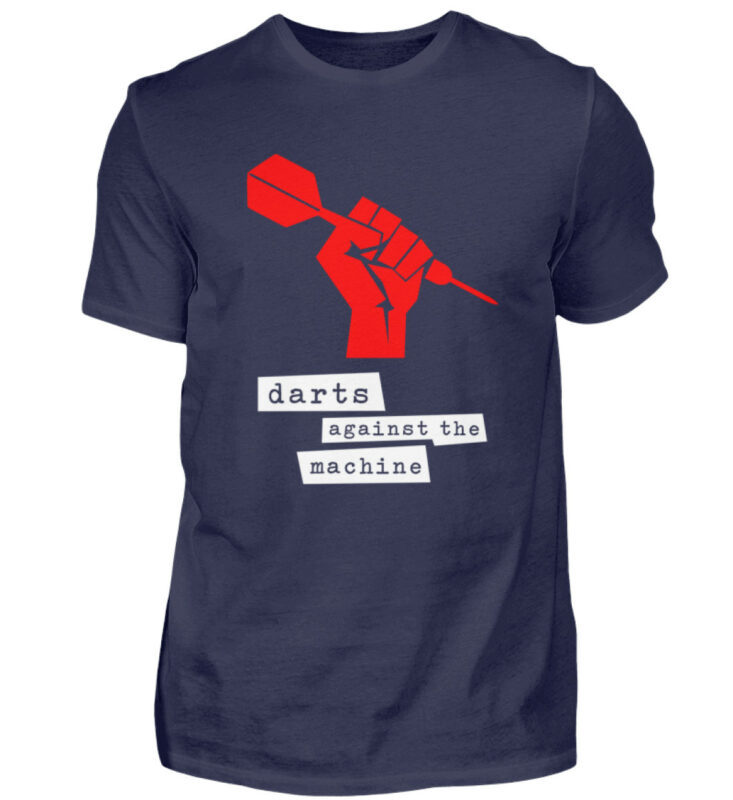 Darts against the machine  – Herren Shirt