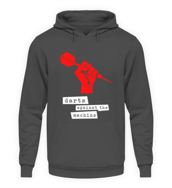 Darts against the machine  – Unisex Kapuzenpullover Hoodie