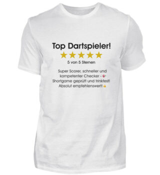 Top Dart Spieler V2 - Herren Shirt-3