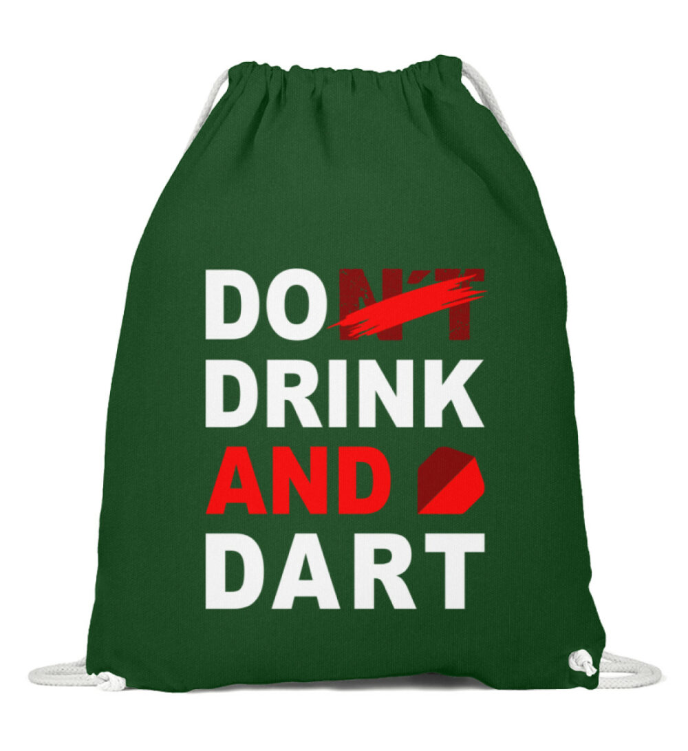 Do (nt) Drink and Dart - Baumwoll Gymsac-833