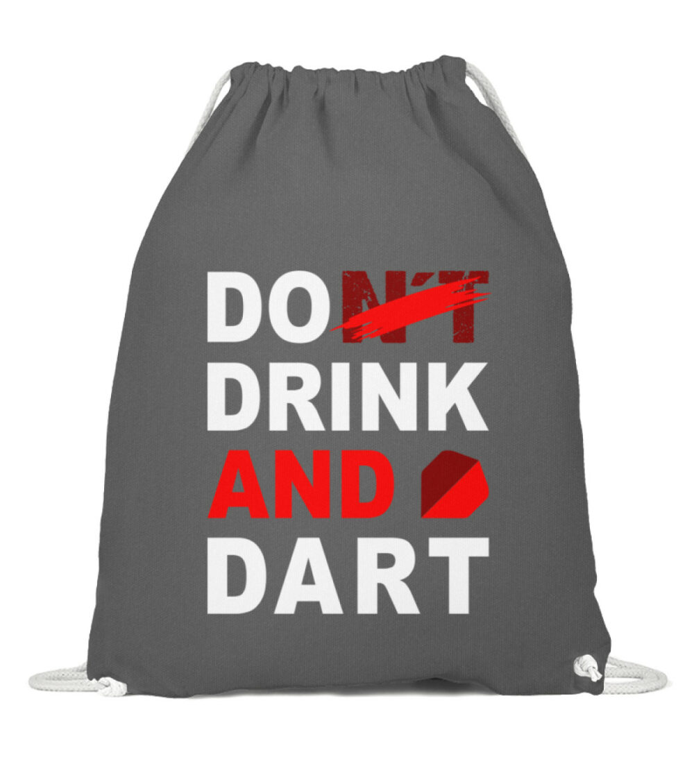 Do (nt) Drink and Dart - Baumwoll Gymsac-6760