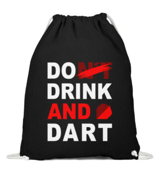 Do (nt) Drink and Dart - Baumwoll Gymsac-16
