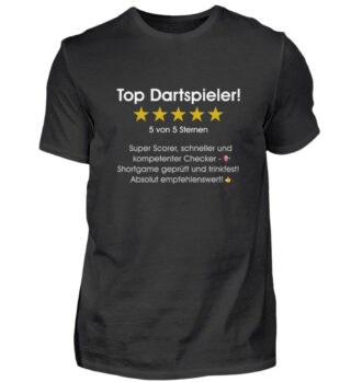 Top Dartspieler - BlackEdition - Herren Shirt-16